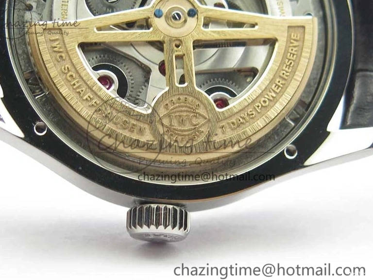 MIROTIME 0216 Portugieser Perpetual Calendar IW503301 V9F 1:1 Best Edition Silver Dial on Black Leather Strap A EyeCatching 7116